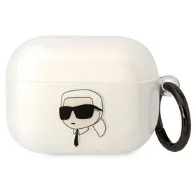 Karl Lagerfeld KLAPHNIKTCT AirPods Pro dėklas permatomas Karl`s Head