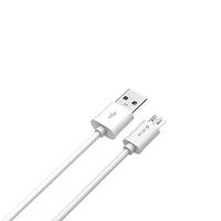 Devia kabelis Smart EC081 USB - MicroUSB 1,0 m 2,1A baltas