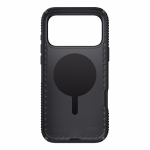Speck Presidio2 Grip MagSafe with ClickLock dėklas, skirtas iPhone 17 Pro Max, „Black / Slate Grey“ spalvos