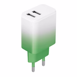 Setty įkroviklis 2x USB 18W LSIG-AA-20 mėtų-baltas gradientas