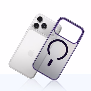 3mk Frosty MagCase dėklas iPhone 17 Pro Max – violetinis
