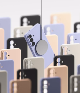 Ringke Silikoninis MagSafe Dėklas for Samsung Galaxy S26+ - rožinis