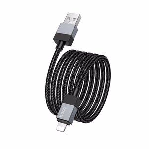 Kabelis USB A į Lightning Hoco 2,4A 1 m X110 juodas