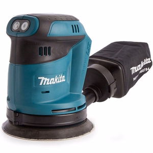 Makita DBO180Z – akumuliatorinis ekscentrinis šlifuoklis, 18 V, be akumuliatoriaus ir įkroviklio