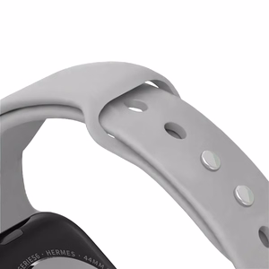 Crong Liquid Apple Watch dirželis, 44/45/46/49 mm, pilkas
