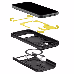 Spigen Tough Armor Mag MagSafe dėklas, skirtas Google Pixel 11, juodas