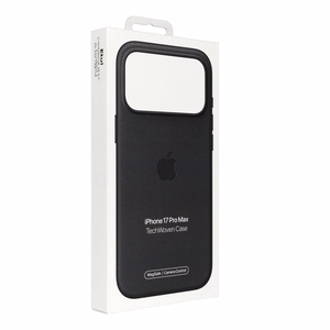 iPhone 17 Pro Max TechWoven dėklas su MagSafe - juodas
