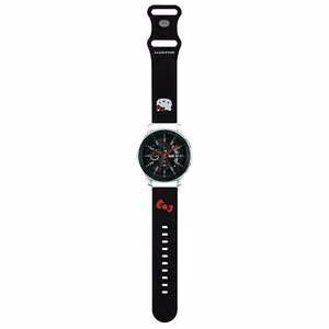 Hello Kitty Silicone Kitty Head strap universal 22mm - black