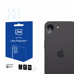 3mk objektyvo apsauga hibridinis stiklas Apple iPhone 16E kameros objektyvas