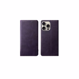 Dėklas HDD Magnetic Wallet Case Apple iPhone 11 violetinis