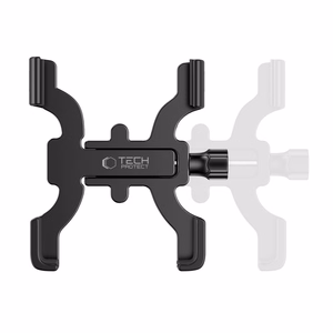 Tech-Protect V3 dviračio telefono laikiklis ant vairo - juodas