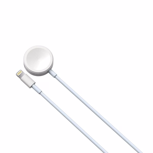 Devia кабель 2in1 Smart EA199 USB - Lightning белый с индуктивным магнитным зарядным устройством Apple Watch
