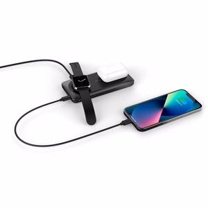 Išorinė baterija Veger W1156 juoda 10000mAh (belaidis įkrovimas 15W / PD 22.5W / QC3.0)