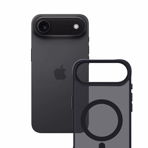 3mk Smoke Magnetinis dėklas telefonui iPhone 17 Air - juodas pusiau skaidrus