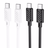 Kabelis USB C į USB C Hoco 3A 60W 2 m X88 juodas
