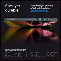 Spigen Liquid Air iPhone 15 Pro Max dėklas - tamsiai žalias