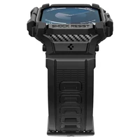 Spigen Rugged Armor Pro dirželis dėklas Apple Watch 10 (42mm) - juodas