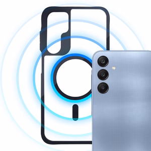 3mk Satin Armor Magnetinis dėklas telefonui Samsung Galaxy A25 5G - skaidrus