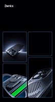 Benks Magnetic Biliz Cooling dėklas (0066) iPhone 16 Pro Max pilkas