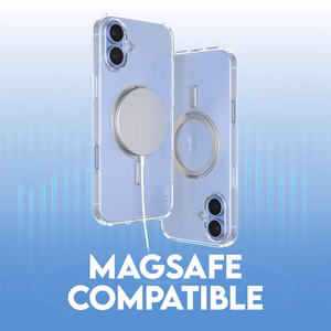 CARE by PanzerGlass Funkcinis dėklas telefonui su stovu iPhone 16 Plus 6.7" sidabrinis/sidabrinis Magnetinis 1327