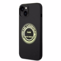 Karl Lagerfeld KLHCP14MSRSGRCK iPhone 14 Plus 6.7 "kietasis dėklas juodas / juodas silikoninis RSG