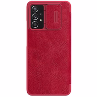 Nillkin Qin odinis dėklas telefonui Samsung Galaxy A73 raudonas