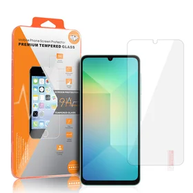 Grūdintas stiklas oranžinis skirtas SAMSUNG GALAXY A06/A05/A05s