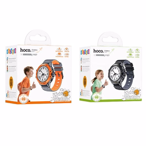 Hoco Y107 vaikiškas išmanusis laikrodis 1,28" 4G GPS su skambučio funkcija, oranžinis
