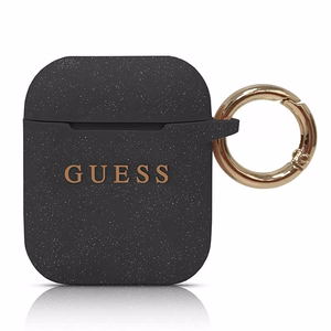Guess silikoninis deklas AirPods 1/2 - juodas