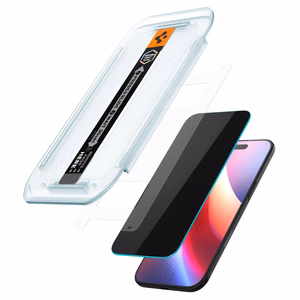 Spigen Glas.TR EZ Fit 2-jų rinkinys privatumo stiklas iPhone 17 Air