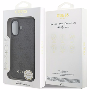 Guess 4G Big 4G Classic Logo Magnetinis dėklas telefonui iPhone Air - rožinės spalvos