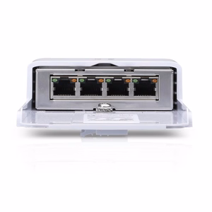 Ubiquiti NanoSwitch Gigabit Ethernet (10/100/1000) maitinimas per Ethernet (PoE) baltas