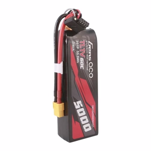 „Gens Ace“ G-Tech 5000 mAh, 11,1 V, 60C, 3S1P trumpas Lipo akumuliatorius su XT60 jungtimi