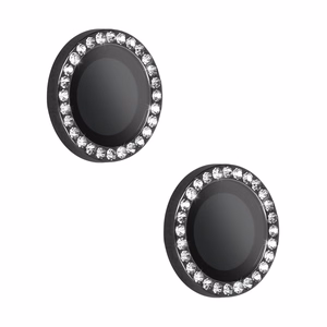 Temperuotas stiklas HARD DIAMOND kamerai (objektyvui) iPhone 17 juodos spalvos, 2 vnt.