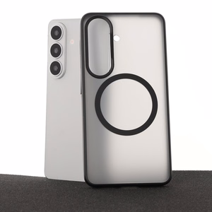 Liavec Soft Dėklas Metal Frame for Samsung Galaxy S26 juodas