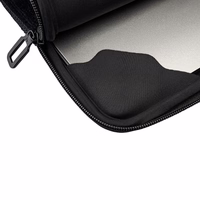 TUCANO Velluto 2 - dėklas MacBook Air 13" (M4/M3/M2/M1/2025-2018) / Pro 13" / Laptop 12" (juodas)