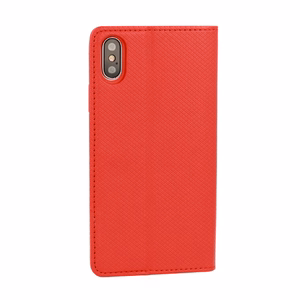 Dėklas telefonui Smart Book magnetinis XIAOMI REDMI NOTE 11 PRO PLUS 5G raudonas