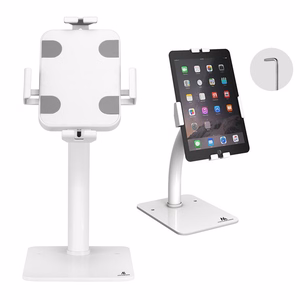 Maclean MC-468W universalus planšetės laikiklis su užraktu 7,9" - 11" stalui arba sienai, viešas kioskas, tvirtas, apsauga nuo vagystės