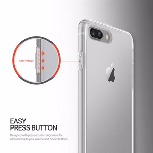 Obliq Naked Shield dėklas, skirtas iPhone 8 Plus / 7 Plus, skaidrus