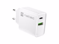 NATEC RIBERA TINKLO ĮKROVIKLIS USB-A+USB-C 20W PD