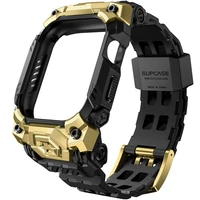 Supcase Unicorn Beetle Ore Case for Apple Watch 10/11 (46 mm) - Black and Gold