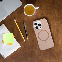 Premium blizgus magnetinis dėklas su kamera valdymo mygtuku, suderinamas su MagSafe, IPHONE 16 PRO dykumos auksas