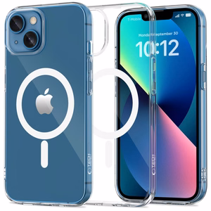 Tech-Protect FlexAir Magnetinis dėklas telefonui iPhone 13 Mini - skaidrus