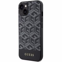 Guess GCube Juostelės Magnetinis dėklas telefonui iPhone 15 / 14 / 13 - juoda