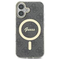 Guess IML 4G MagSafe iPhone 16 dėklas - juodas