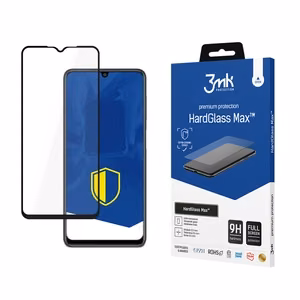 Усиленное закалённое стекло 3mk HardGlass Max чёрный для Samsung Galaxy M22