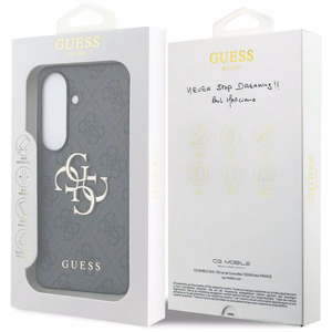 Guess dėklas 4G Big Metal Logo for Samsung Galaxy S26 juodas