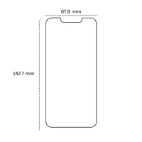 Grūdintas stiklas 2,5D iPhone 16e