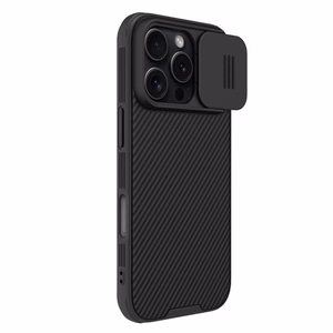 Nillkin CamShield Pro iPhone 16 Pro dėklas (juodas)