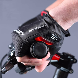 Rockbros S143-BK XL cycling gloves with gel inserts - black
